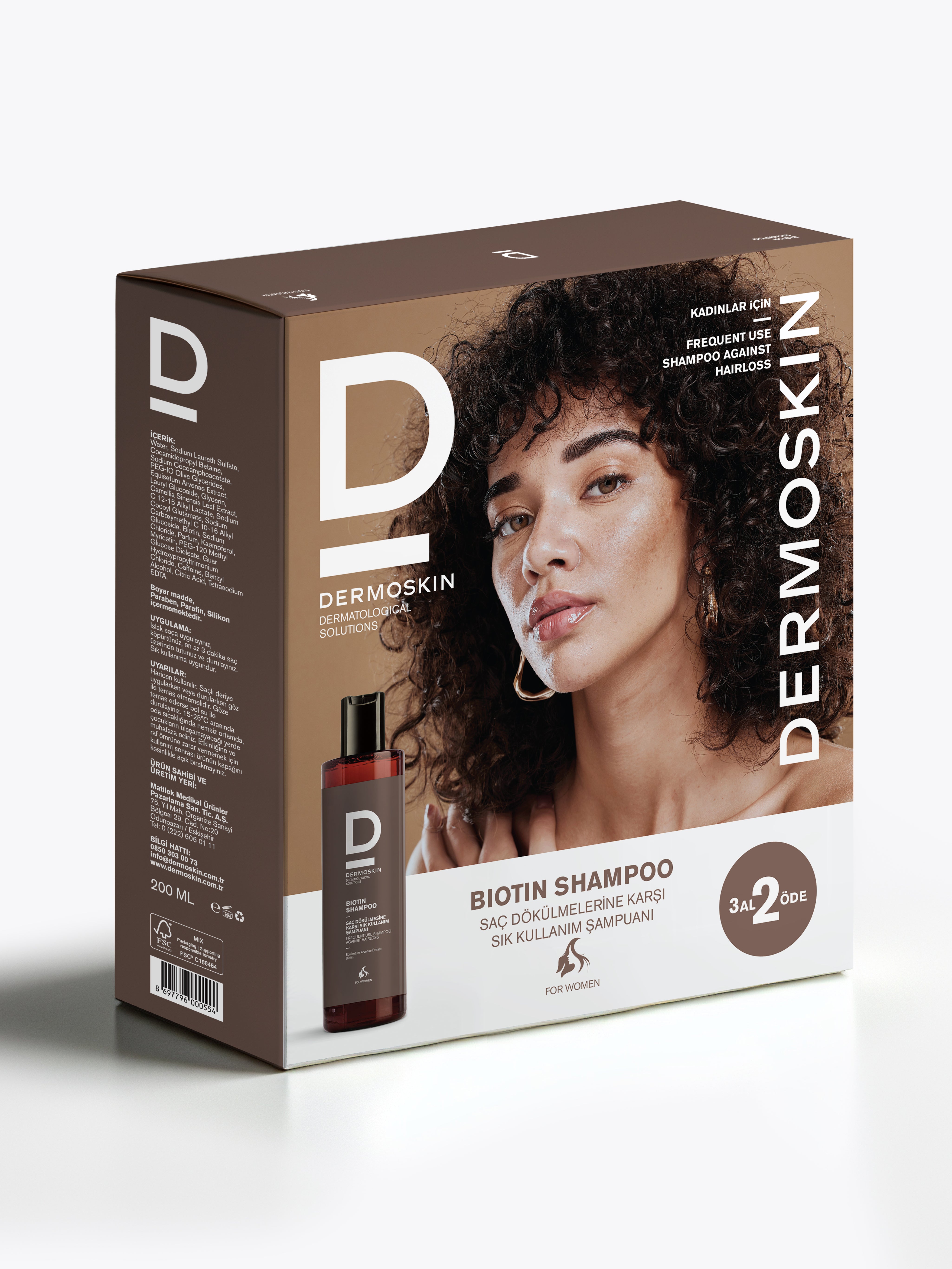 Biotin Shampoo (Women) 200 ML | Buy 3 Pay 2 Package