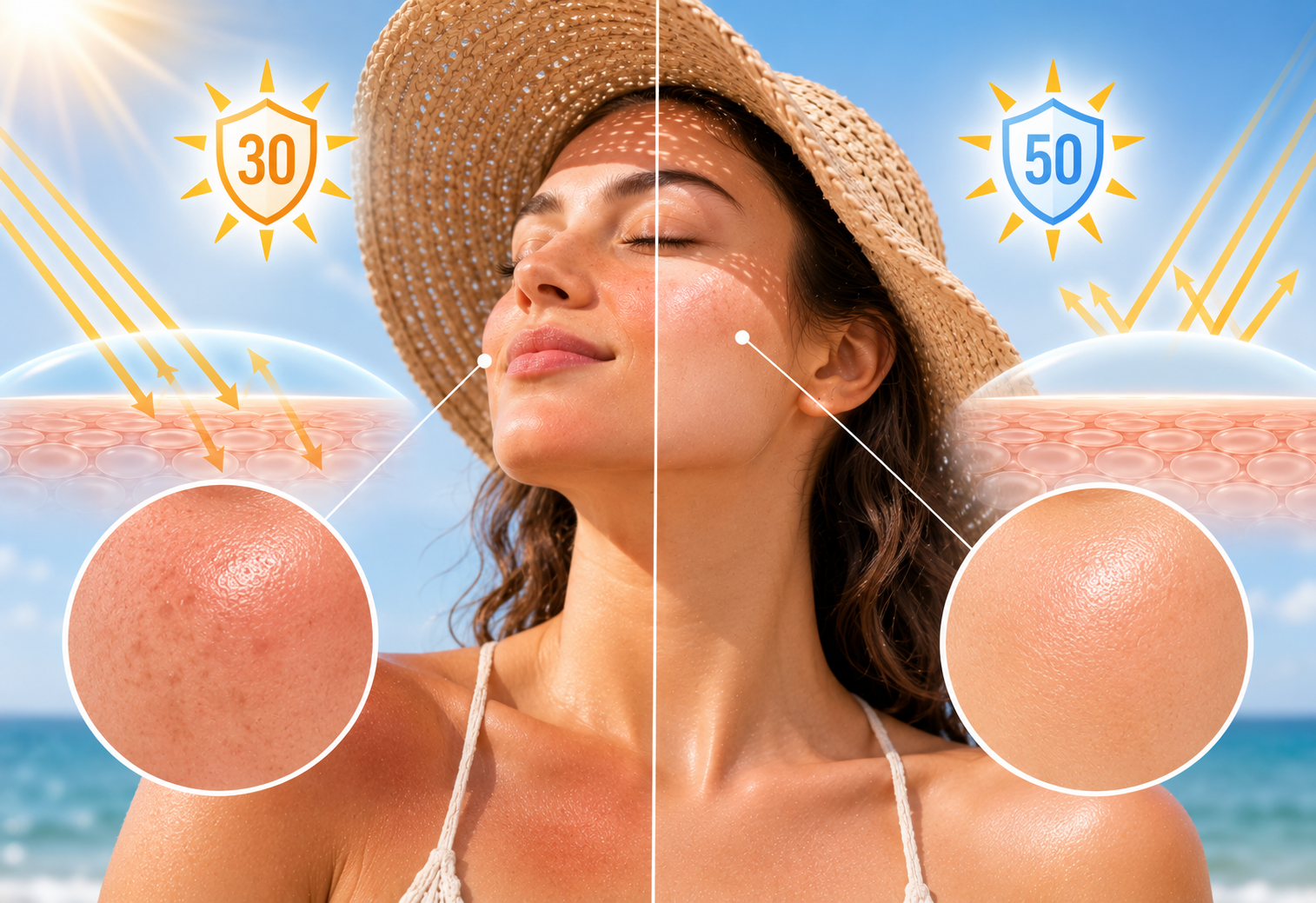 SPF 30 ve SPF 50 Arasındaki Fark Nedir?