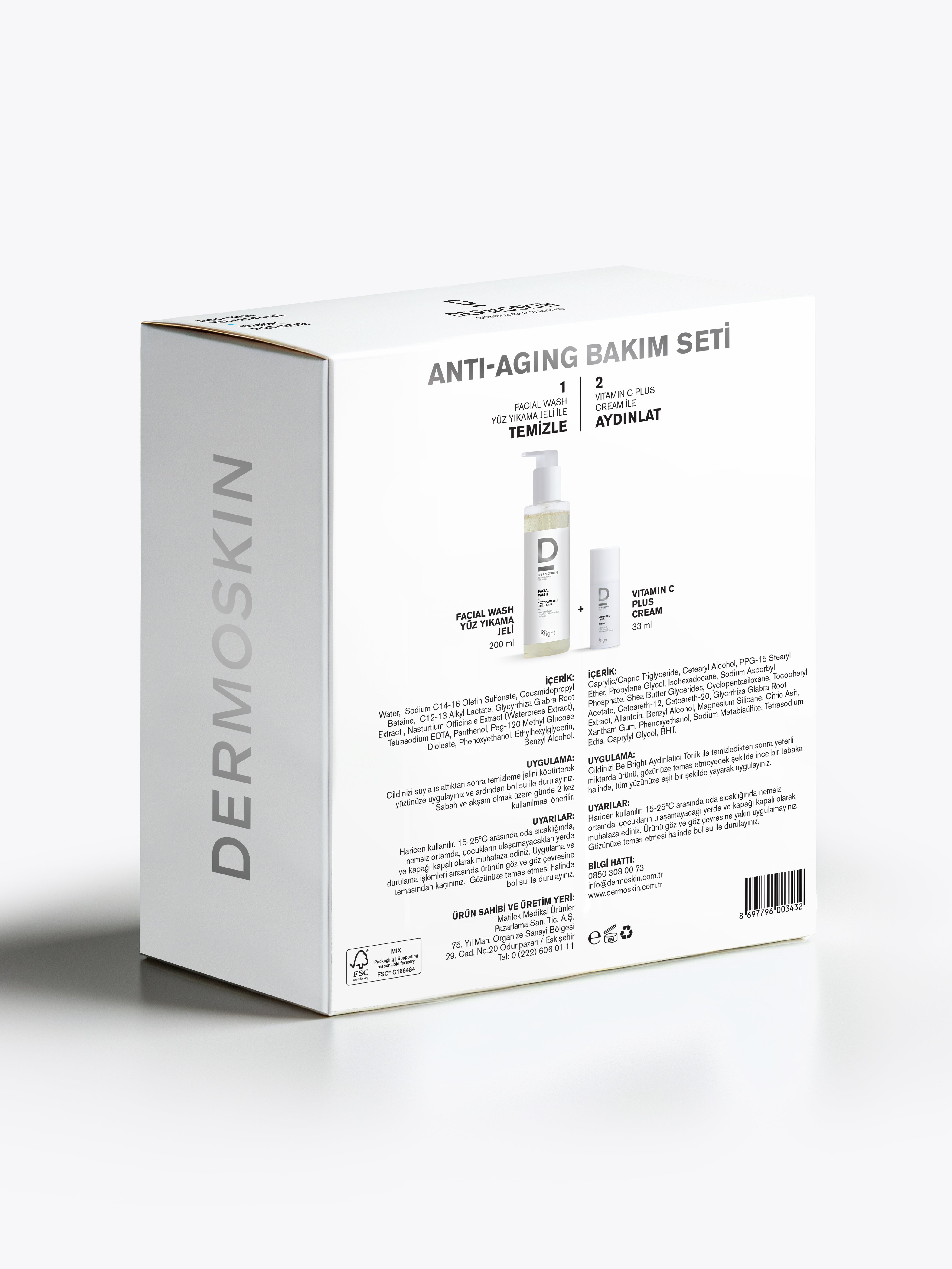 Be Bright Vitamin C Plus Cream 33 ML + Be Bright Facial Wash 200 ML