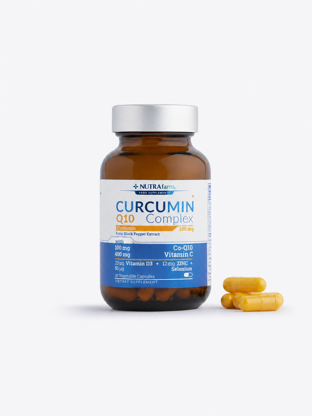 NutraFarm Curcumin Q-10 Complex 100 mg