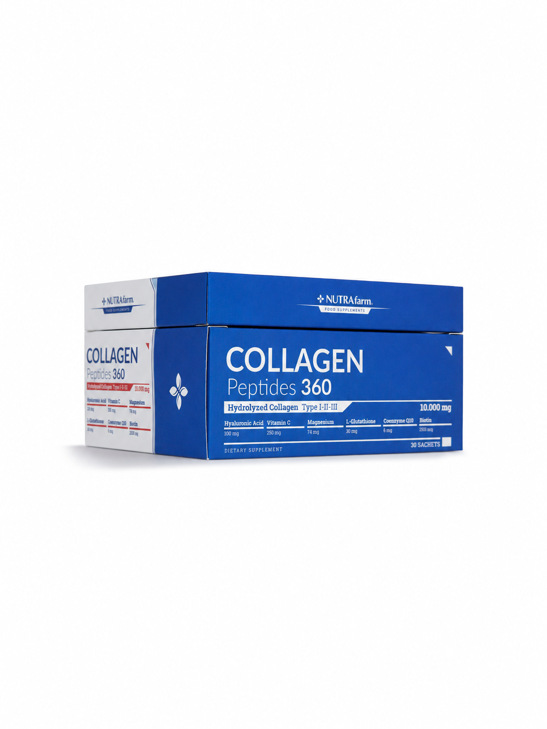 NutraFarm Collagen Peptides 360 Hydrolyzed Collagen Type I-II-III