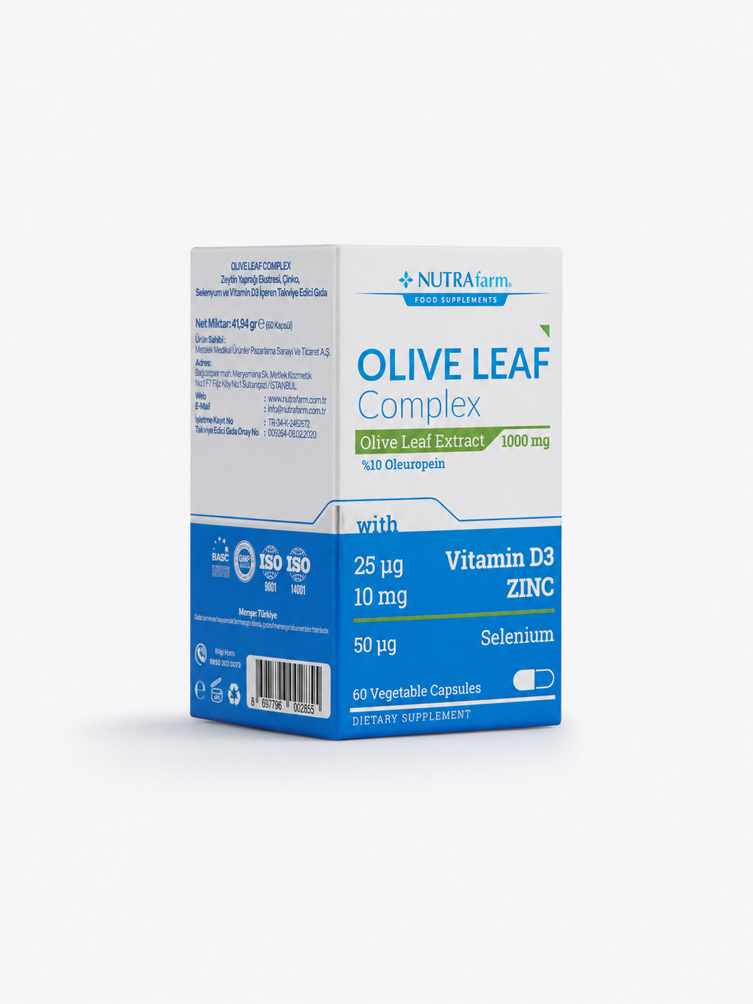 NutraFarm Olive Leaf Complex 1000 mg