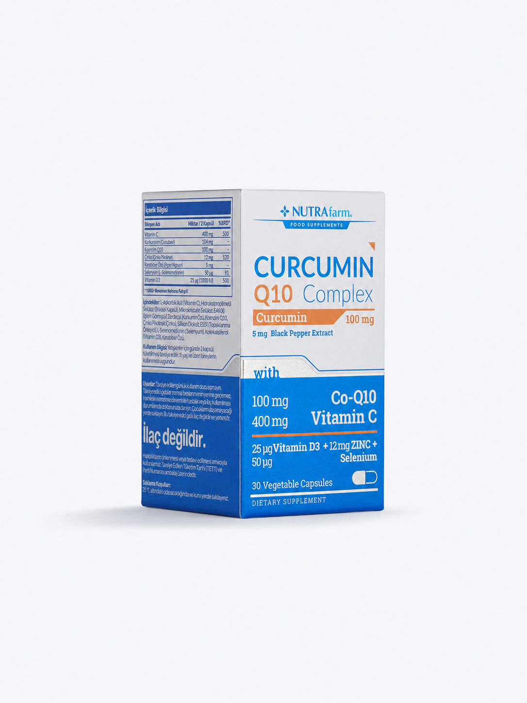 NutraFarm Curcumin Q-10 Complex 100 mg