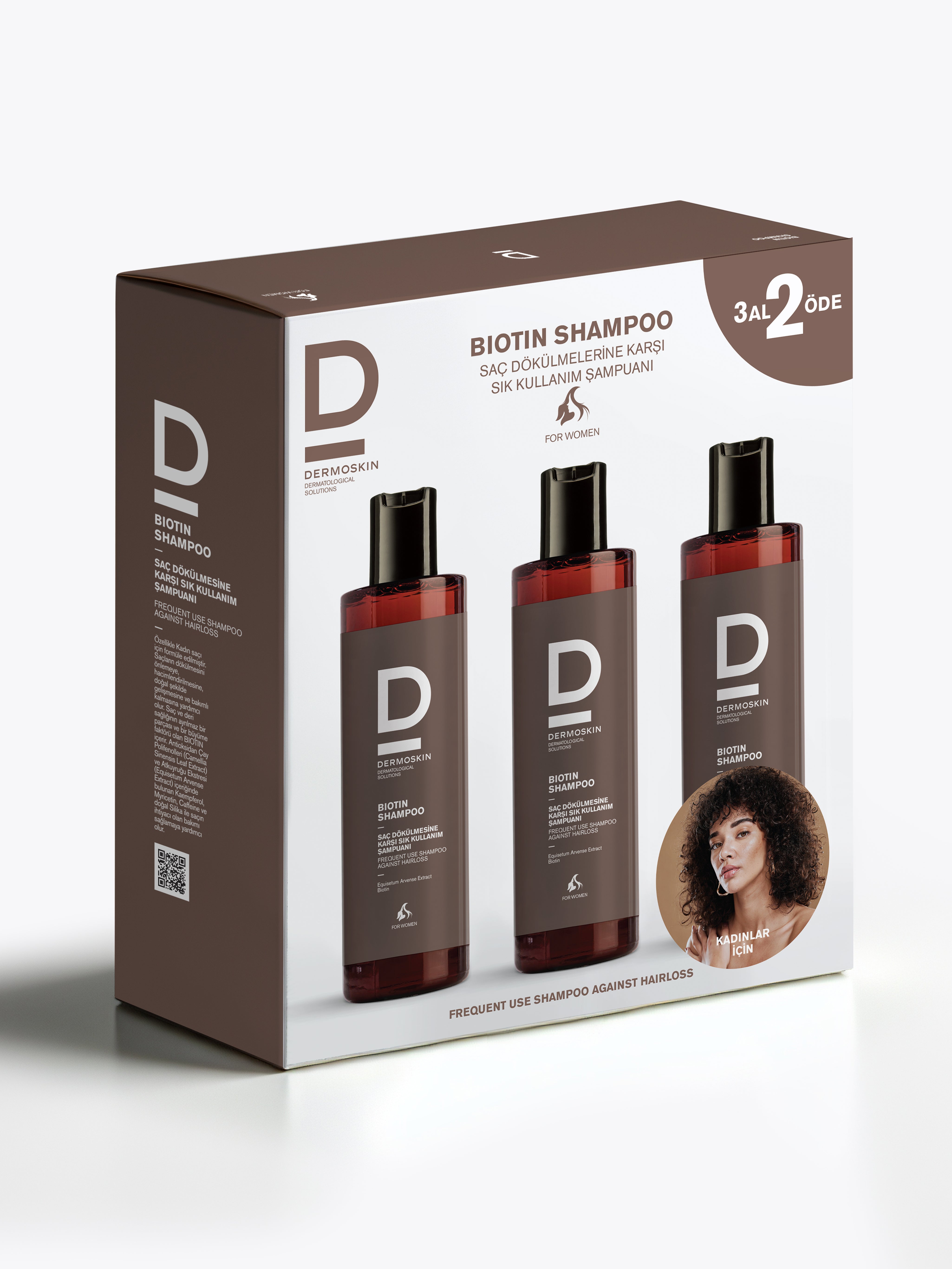 Biotin Shampoo (Kadın) 200 ML | 3 Al 2 Öde Paketi