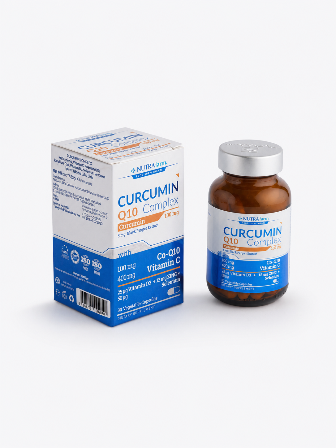 NutraFarm Curcumin Q-10 Complex 100 mg