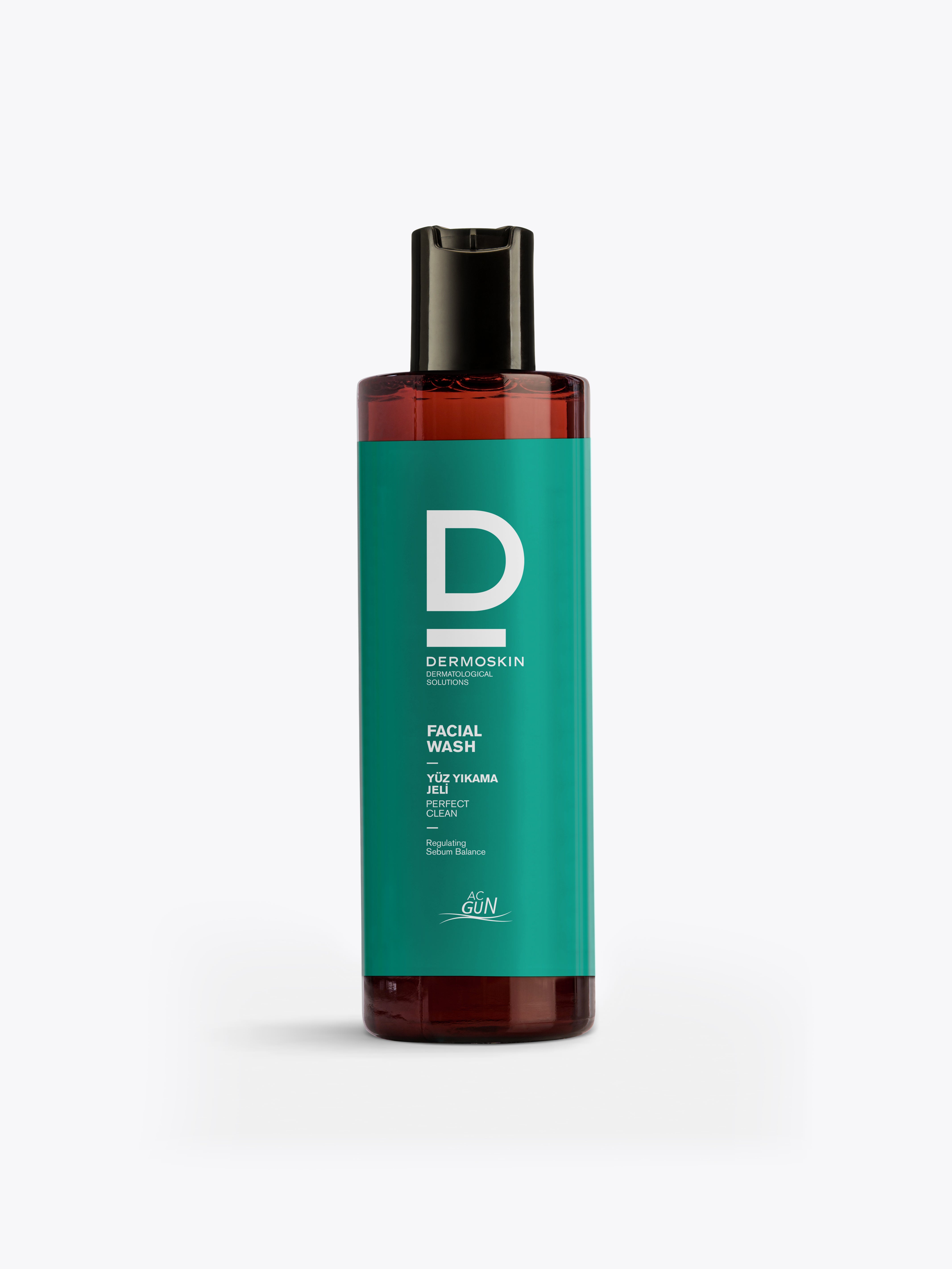 Acgun Yağlı ve Akneli Ciltler İçin Yüz Yıkama Jeli 200 ML – Dermoskin