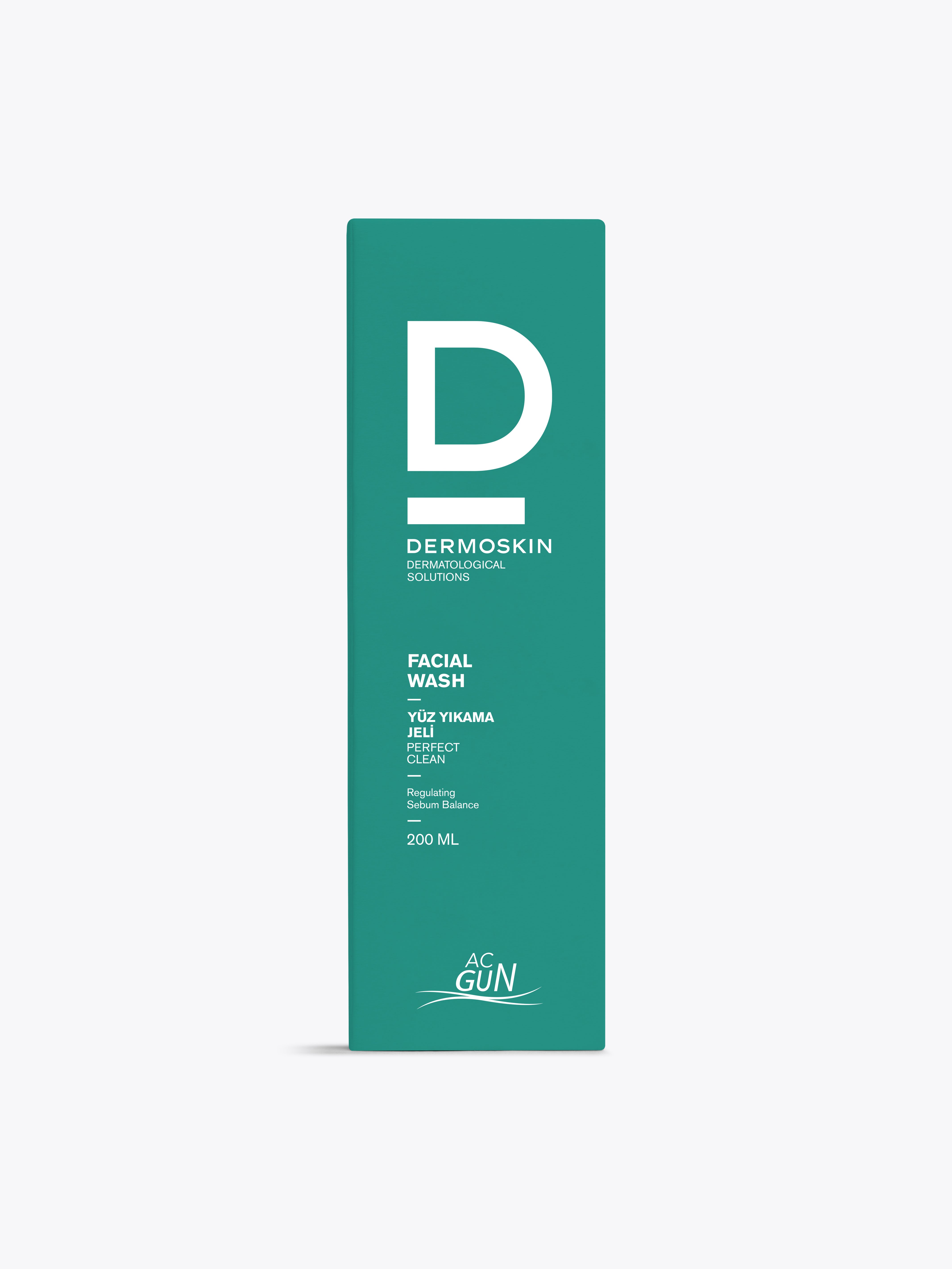 Acgun Yağlı ve Akneli Ciltler İçin Yüz Yıkama Jeli 200 ML – Dermoskin