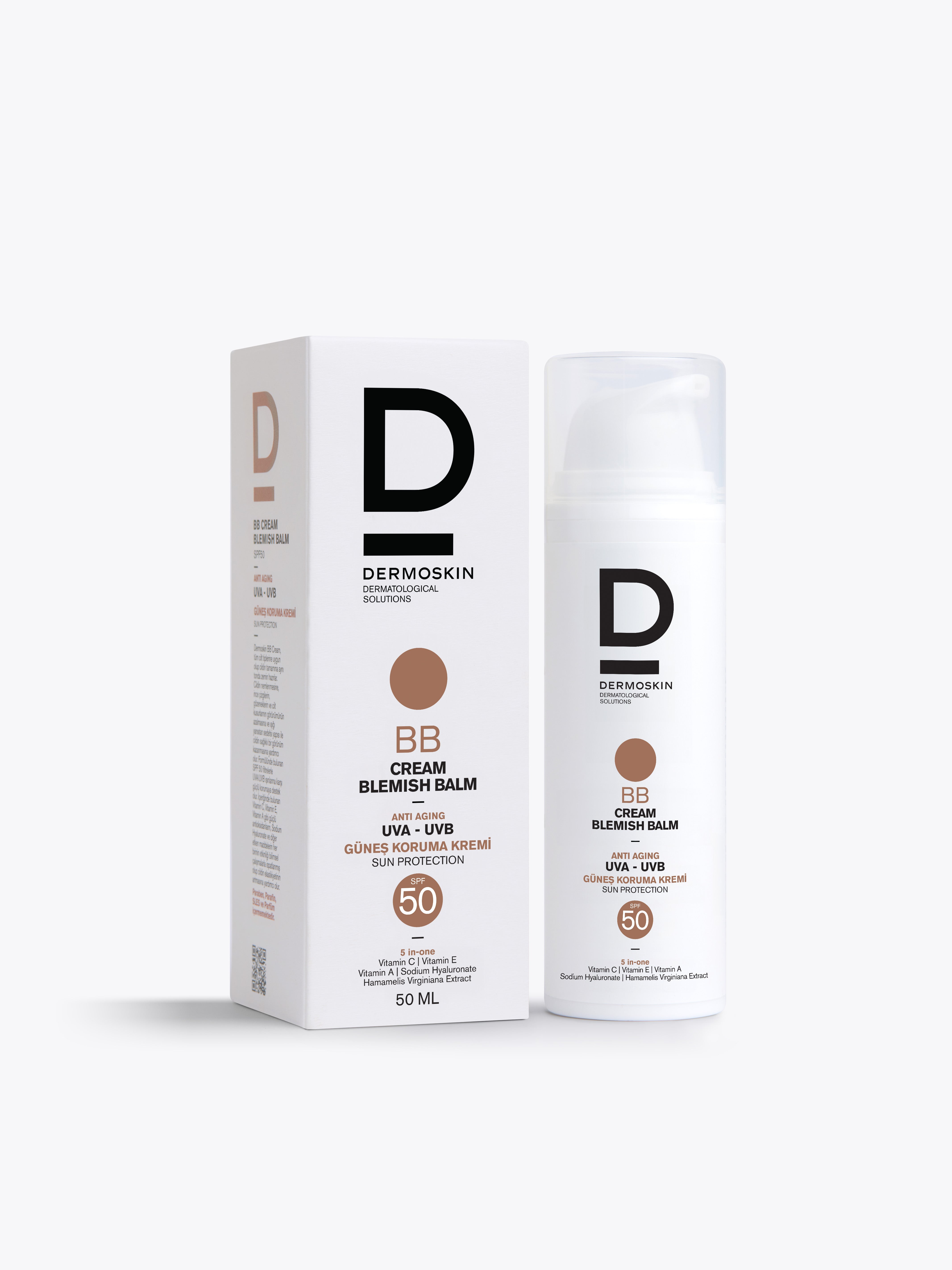 BBクリーム RHR CY Skin Cream Pro BB Krem Güneş Koruma SPF 50+ 50 ML – Dermoskin