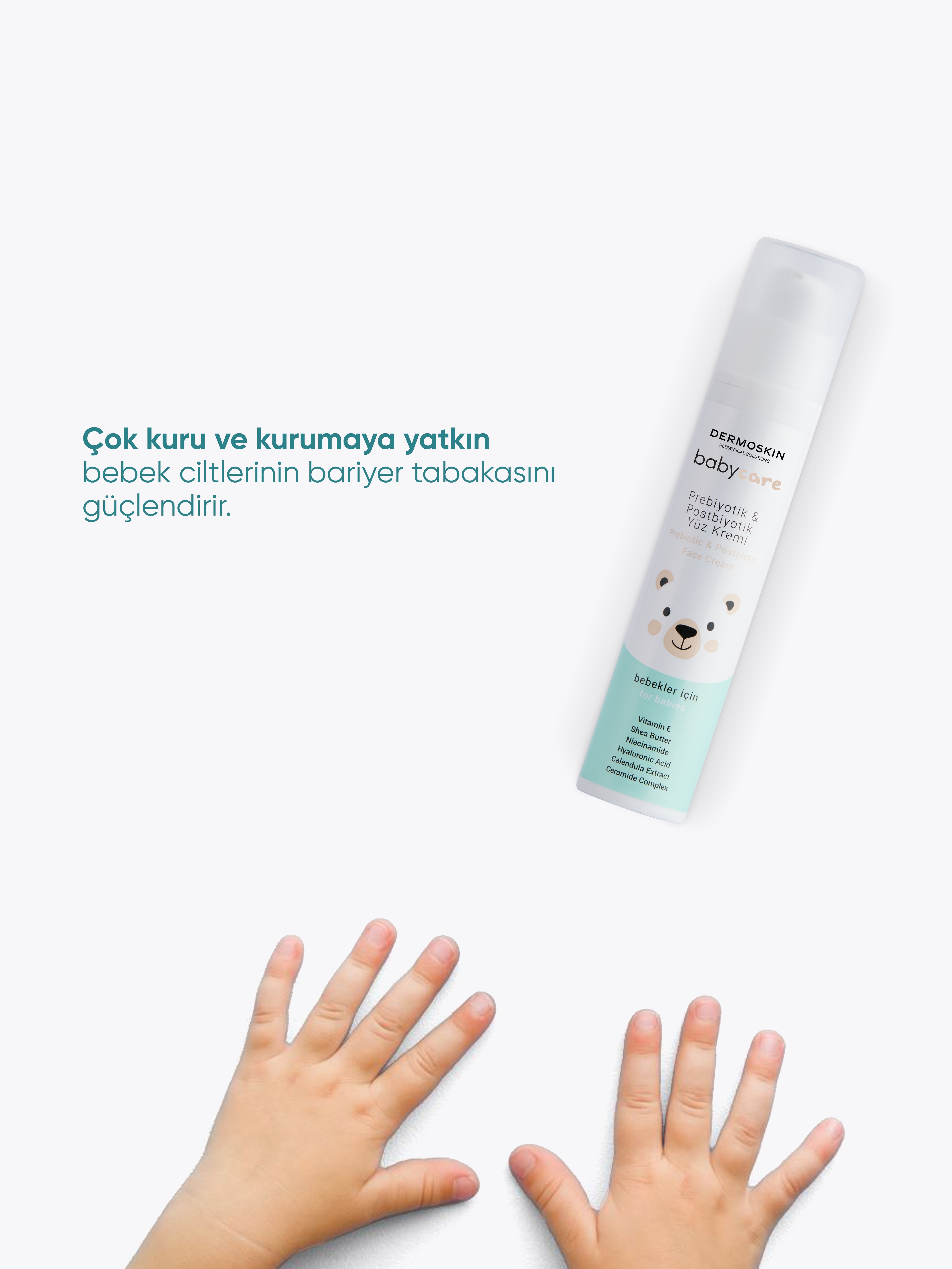BabyCare Prebiotic and Postbiotic Face Cream 50 ML – Dermoskin