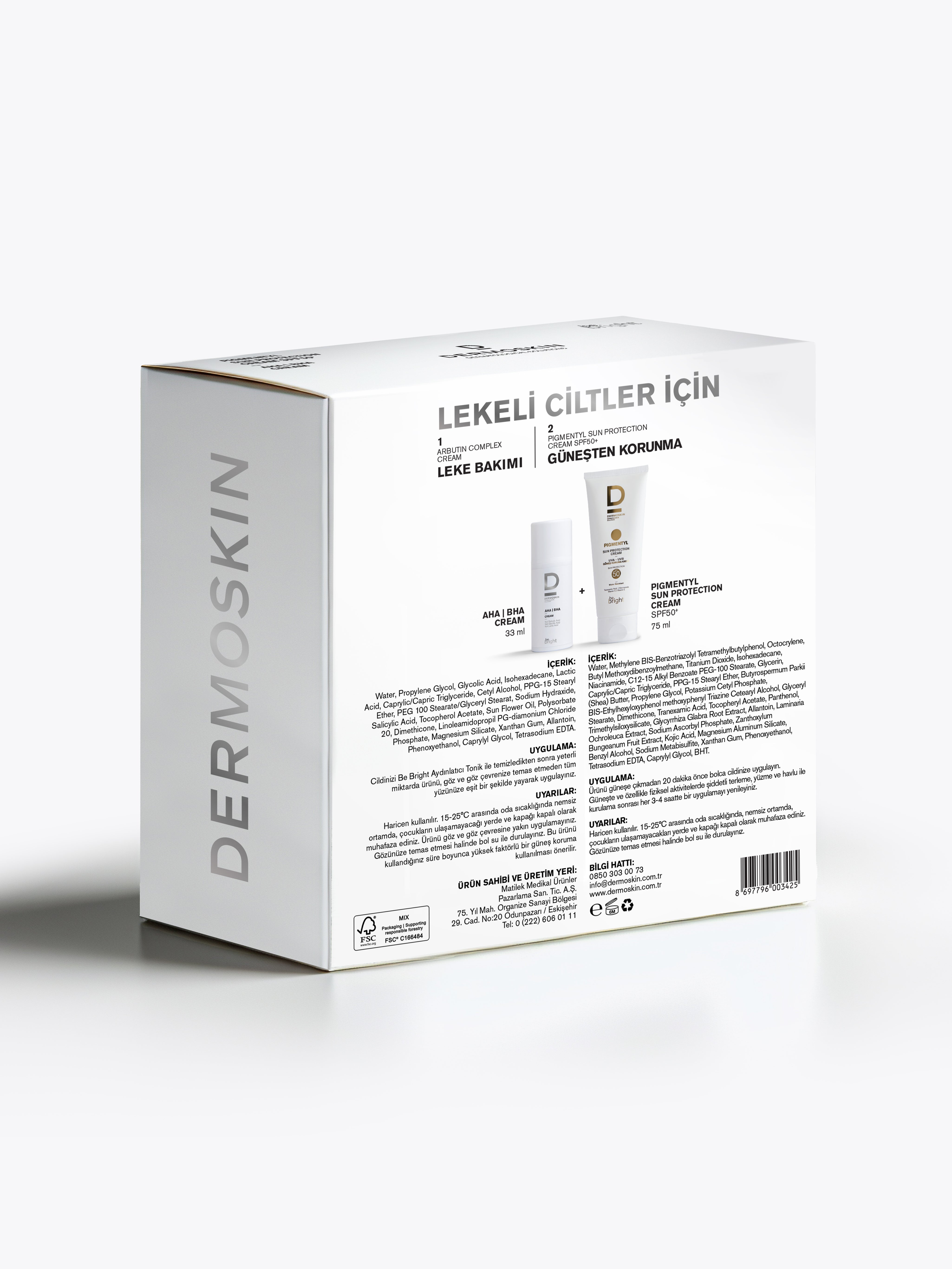 Be Bright Pigmentyl Sun Protection Cream + Be Bright AHA|BHA Cream 33 ML